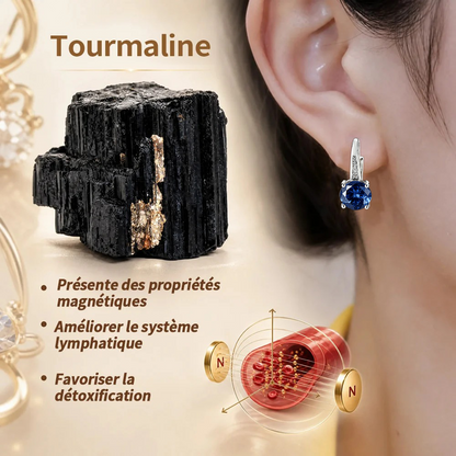 (VENTE SPÉCIALE – DERNIER JOUR : -80 % 🔥)  Boucles d’oreilles au germanium et au magnésium – Vitalité lymphatique et thérapie magnétique