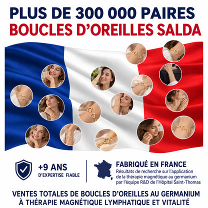 (VENTE SPÉCIALE – DERNIER JOUR : -80 % 🔥)  Bracelet Porte-Bonheur Trèfle à Quatre Feuilles– Vitalité lymphatique et thérapie magnétique